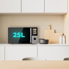 Convection 2500 Touch Micro-ondes numérique tactile de 25 L et 900 W avec sélecteur.