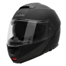 FlexShield Casco motocicleta S Casco modular abatible con homologación ECE 22.06 y doble certificación P/J para uso integral o jet. Fabricado en resina termoplástica, con visor antiarañazos, visor solar ajustable, sistema de cierre micrométrico y acolchados desmontables y lavables. Bolsa y caja incluidos.