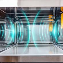 FlatPro 2500 Touch Microondas comercial con botones táctiles de 25L y 1000 W.