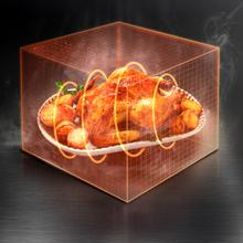 FlatPro 3400 Microondas comercial con botones táctiles de 34L y 2100 W.