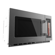 FlatPro 3400 Microondas comercial con botones táctiles de 34L y 2100 W.