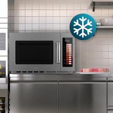 FlatPro 3400 Microondas comercial con botones táctiles de 34L y 2100 W.