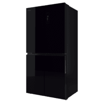 Bolero CoolMarket 4D 503 Black Glass D Frigorífico 4 Puertas Cristal Negro, 503 Litros, 177.5x85.3x69.8cm, Clase D, Compresor Inverter, Interior Gris, MetalFlexCooling, Cajón Temperatura Variable 0ºC a 7ºC, Cajón Regulación Humedad, Display a Color, NoFrost, MultiAirFlow, FastCooling, FastFreezing, Alarma, Modo ECO, Luz LED