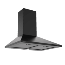 Cappa aspirante Bolero Flux PM 604000 Black A Pyramid di Cecotec. Bolero Flux PM 604000 Black A, larghezza 60 cm, finitura verniciata nera, motore DC, classe di efficienza energetica A, 382,5 m³/h, luce LED e filtri al carbone inclusi.