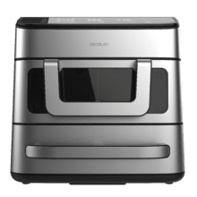 Cecofry FoodCourt 18000 4Pizza Freidora de aire y horno de 18L con piedra para pizza, pantalla a color y sincronización para resultados perfectos.