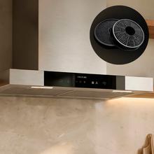 Bolero Flux TLT 604400 Glass Black A+++ Cecotec Campana Extractora Telescópica de 60cm, con 431,2m³/h de succión, Clase A+++, Control Táctil Invisible, Cristal Frontal en Negro, Cuerpo en Acero Inox, Motor DC,  Hand Movement Control, Función Booster, Filtros Lavables, Opción de filtros de carbono incluídos para recirculación.