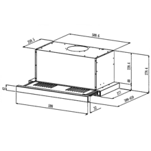 Bolero Flux TLT 605501 Glass White A++ Cecotec Campana Extractora Telescópica de 60cm, con 606,4m³/h de succión, Clase A++, Control Táctil Invisible, Cristal Frontal en Blanco, Cuerpo en Acero Inox, Motor DC, Hand Movement Control, Función Booster, Filtros Lavables, Opción de filtros de carbono incluídos para recirculación.