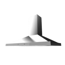 Bolero Flux PT 904400 Inox A+++ Hotte aspirante pyramidale, 90 cm, avec une puissance d'aspiration de 449,5 m³/h, classe A+++, contrôle tactile invisible, finition en acier inoxydable et façade en verre blanc, moteur DC, Hand Movement Control, fonction Booster, filtres lavables, option filtres à charbon inclus pour la recirculation.