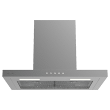 Bolero Flux TT 604000 Inox A++ Cecotec Campana extractora "T" de 60cm de ancho, con 393m3/h de succión, 3 velocidades, SS Touch Control, acabado inoxidable, Clase Energética A++, Motor DC, Luz Led, Filtros de Aluminio y Filtros de Carbono incluidos.