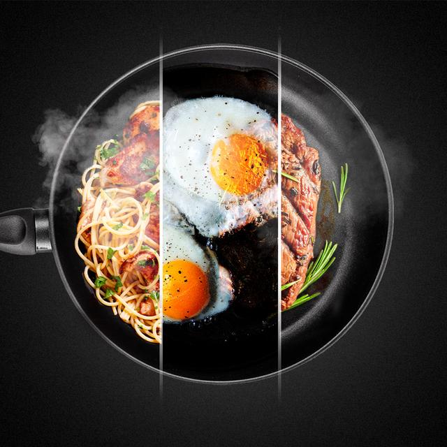 Bolero Flux TT 604400 Black A++ Hotte aspirante en T, 60 cm, avec une puissance d'aspiration de 413,3 m³/h, classe A++, contrôle tactile invisible, finition noire et façade en verre noir, moteur DC, Hand Movement Control, fonction Booster, filtres lavables, option filtres à charbon inclus pour la recirculation.