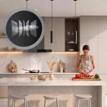 Bolero Flux TT 609500 Slim Dark Inox A+++ Campana Extractora en forma de T de 60 cm de ancho, con 829,5 m³/h de succión, Clase A+++, Hand Movement Control,  Acabado en acero inoxidable Dark, Motor DC, Doble Booster, Heat Sensor, Air Cleanning Function, Filtros Lavables, Opción de filtros de carbono incluídos para recirculación.
