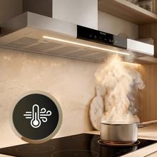 Bolero Flux TT 909500 Slim Inox A+++ Campana Extractora en forma de T de 90 cm de ancho, con 829,5 m³/h de succión, Clase A+++, Hand Movement Control,  Acabado en acero inoxidable, Motor DC, Doble Booster, Heat Sensor, Air Cleanning Function, Filtros Lavables, Opción de filtros de carbono incluídos para recirculación.