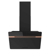 Bolero Flux DT 607500 Matt Black A+++ Cecotec Campana Extractora de 60cm en Cristal negro Mate y Brillante con detalles en color cobre, Chimenea negra, con 717,2m³/h de succión, Clase A+++, Motor BLDC, Control Táctil, Hand Movement Control, Doble Función Booster, Función Air Cleanning, Wifi para utilizar con App, Luz LED, Filtros de aluminio, Opción de filtros de carbono incluídos.
