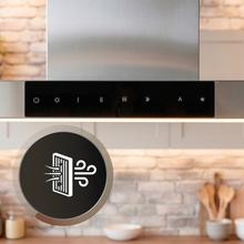 Bolero Flux CCT 1806900 Inox A++ Campana Extractora de Isla Premium de 1,8 metros de ancho, Succión 689,5 m3/h, Clase A++, Motor DC, Doble Booster, Air Cleaning, Heat Sensor y Tecnología Inteligente para Cocinas, Filtros de aluminio y filtro de carbono incluídos.