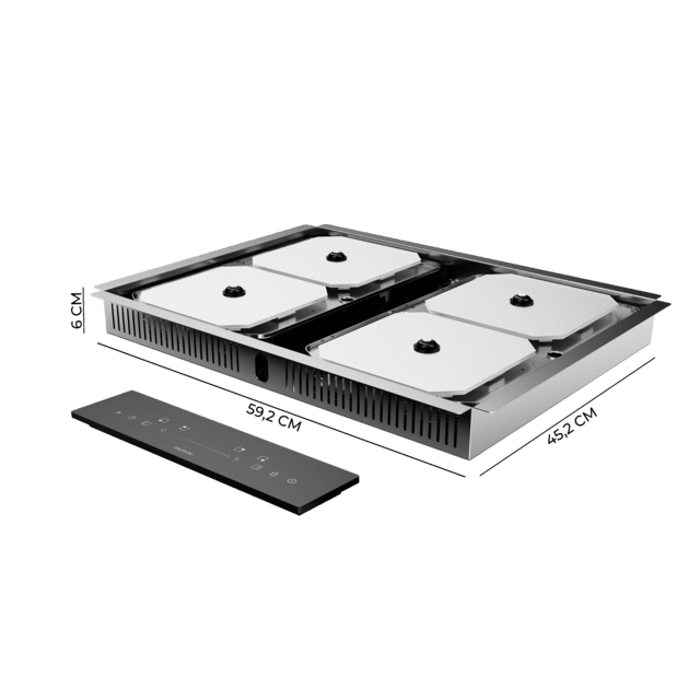 Bolero Squad I 4300 Invisible FullFlex - La Placa de Inducción Invisible que Transforma tu Cocina con 7200W de Potencia y Control Total