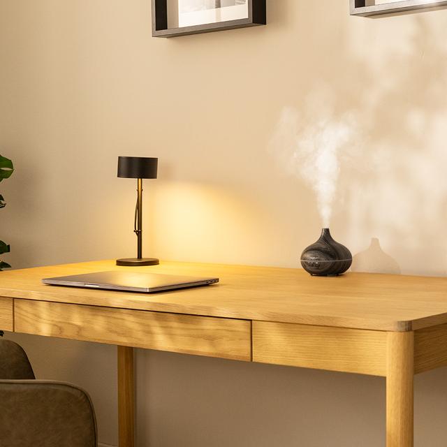 Pure Aroma 150 Yin Grey Humidificador ultrasónico con difusor de aromas, depósito de hasta 150 ml y 7 colores LED.