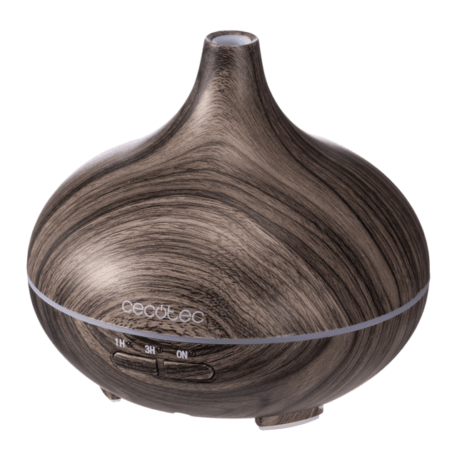 Pure Aroma 150 Yin Grey Humidificador ultrasónico con difusor de aromas, depósito de hasta 150 ml y 7 colores LED.