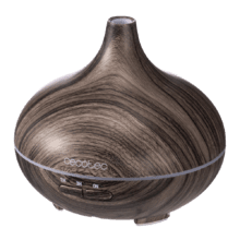 Pure Aroma 150 Yin Grey Humidificador ultrasónico con difusor de aromas, depósito de hasta 150 ml y 7 colores LED.