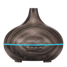 Pure Aroma 300 Yin Grey Humidificador ultrasónico con difusor de aromas, depósito de hasta 300 ml y 7 colores LED.