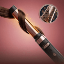CeramicCare 8in1 AirGlisse Gyro Moldeador de pelo con 8 cabezales para alisar, moldear y rizar tu cabello, motor brushless, función rotativa y revestimiento de cerámica y queratina