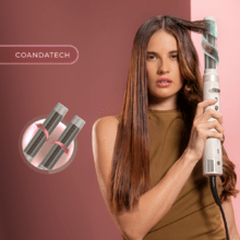 CeramicCare 8in1 AirGlisse Gyro Moldeador de pelo con 8 cabezales para alisar, moldear y rizar tu cabello, motor brushless, función rotativa y revestimiento de cerámica y queratina
