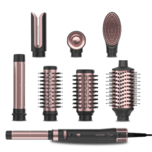 CeramicCare 8in1 AirGlisse Gyro Moldeador de pelo con 8 cabezales para alisar, moldear y rizar tu cabello, motor brushless, función rotativa y revestimiento de cerámica y queratina