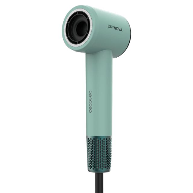 DryNova 3en1 Menta Secador de Pelo Brushless Compacto y Ligero con Potente Motor de 1600 W, 110,000 RPM, 3 accesorios, Silencioso y Duradero, con Generador de Iones y Múltiples Ajustes