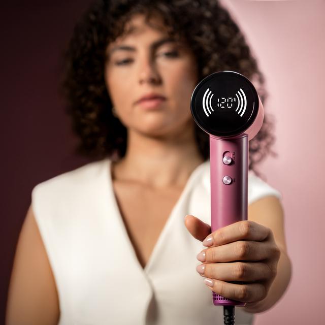 DryNova 3 en 1 Baya DryNova 3in1 Berry: Secador de Pelo Brushless Compacto y Ligero con Potente Motor de 1600 W, 110,000 RPM, Silencioso y Duradero, 3 accesorios, con Generador de Iones y Múltiples Ajustes