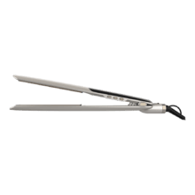 Lisse Keratin Essence Champagne RitualCare Plancha de Pelo Estrecha con Cable, Función HeatMax, 130-230ºC, Revestimiento Cerámico con Queratina y Aceite de Argán, Bloqueo de Placas, Apagado Automático, Incluye Bolsa de Viaje