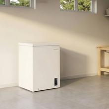 Bolero CoolMarket Chest 99P White E Cecotec - Congelador Horizontal 99L, Cesta con asas, Control Electrónico LED, Muy Silencioso 38dB, UltraContact D-Cool, Dual Function, Puerta ZeroG (80º-30º), Fast Freezing y Diseño Compacto