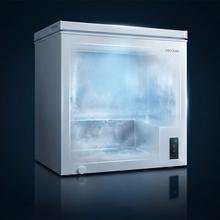 Bolero CoolMarket Chest 99P White E Cecotec - Congelador Horizontal 99L, Cesta con asas, Control Electrónico LED, Muy Silencioso 38dB, UltraContact D-Cool, Dual Function, Puerta ZeroG (80º-30º), Fast Freezing y Diseño Compacto