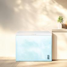 Bolero CoolMarket Chest 293P White E Cecotec Bolero CoolMarket Chest 293P White E - Congelador Horizontal 293L, Cesta con asas, Control Electrónico LED, UltraContact D-Cool, Dual Function, Puerta ZeroG (80º-30º), Fast Freezing y Diseño Compacto
