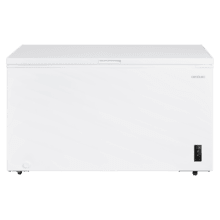Bolero CoolMarket Chest 418P White E Cecotec Bolero CoolMarket Chest 418P White E - Congelador Horizontal 418L, Cesta con asas, Control Electrónico LED, Ruedas EasyMove, UltraContact D-Cool, Dual Function, Puerta ZeroG (80º-30º) y Fast Freezing.