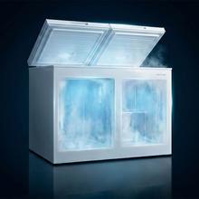 Bolero CoolMarket Chest Duo 508M White E Freezer Horizontal 508L, UltraContact D-Cool, Dupla Função, Porta ZeroG (80º-30º), Dupla Função, Porta Dupla e Cesta Dupla