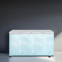 Bolero CoolMarket Chest Duo 508M White E Congelador Horizontal 508L, UltraContact D-Cool, Ruedas EasyMove, Dual Function, Puerta ZeroG (80º-30º), Dual Function, Doble Puerta y Doble Cesta