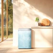 Bolero CoolMarket Chest 99M White D Cecotec Bolero CoolMarket Chest 99M White D - Congelador Horizontal 99L, Cesta con asas, Control Mecánico LED, Muy Silencioso 38dB, UltraContact D-Cool, Dual Function, Puerta ZeroG (80º-30º), Fast Freezing y Diseño Compacto