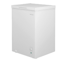 Bolero CoolMarket Chest 99M White D Cecotec Bolero CoolMarket Chest 99M White D - Congelador Horizontal 99L, Cesta con asas, Control Mecánico LED, Muy Silencioso 38dB, UltraContact D-Cool, Dual Function, Puerta ZeroG (80º-30º), Fast Freezing y Diseño Compacto