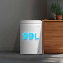 Bolero CoolMarket Chest 99M White D Cecotec Bolero CoolMarket Chest 99M White D - Congelador Horizontal 99L, Cesta con asas, Control Mecánico LED, Muy Silencioso 38dB, UltraContact D-Cool, Dual Function, Puerta ZeroG (80º-30º), Fast Freezing y Diseño Compacto