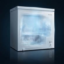 Bolero CoolMarket Chest 198M White D Cecotec - Congelador Horizontal 198L, Cesta con asas, Control Mecánico, UltraContact D-Cool, Dual Function, Puerta ZeroG (80º-30º), Fast Freezing y Diseño Compacto