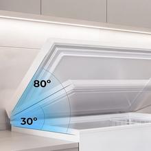 Bolero CoolMarket Chest 198M White D Cecotec - Congelador Horizontal 198L, Cesta con asas, Control Mecánico, UltraContact D-Cool, Dual Function, Puerta ZeroG (80º-30º), Fast Freezing y Diseño Compacto