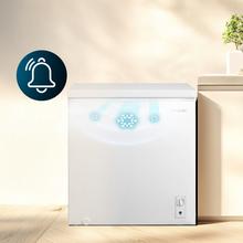 Bolero CoolMarket Chest 198M White D Cecotec - Congelador Horizontal 198L, Cesta con asas, Control Mecánico, UltraContact D-Cool, Dual Function, Puerta ZeroG (80º-30º), Fast Freezing y Diseño Compacto