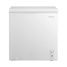 Bolero CoolMarket Chest 198M White D Cecotec - Congelador Horizontal 198L, Cesta con asas, Control Mecánico, UltraContact D-Cool, Dual Function, Puerta ZeroG (80º-30º), Fast Freezing y Diseño Compacto