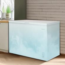 Bolero CoolMarket Chest 293M White D Congelador Horizontal 293L, Cesta con asas, Clase D, Control Electrónico LED, UltraContact D-Cool, Dual Function, Puerta ZeroG (80º-30º), Fast Freezing y Diseño Compacto