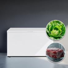 Bolero CoolMarket Chest 418P White D Cecotec - Congelador Horizontal 418L, Cesta con asas, Control Electrónico LED, Ruedas EasyMove, Clase Energética D, UltraContact D-Cool, Dual Function, Puerta ZeroG (80º-30º) y Fast Freezing.