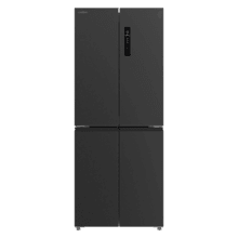 Bolero CoolMarket 4D 394 Dark E Frigorífico 4 Puertas, Capacidad 394 Litros, Compresor Inverter, Cajón Temperatura Variable, NoFrost, MultiAirFlow, ATT Antibacterias, Funciones FastCool y FastFreeze, Modo Vacaciones, Alarma puerta, Apertura Fácil a 90º,  Clase E, Display Exterior