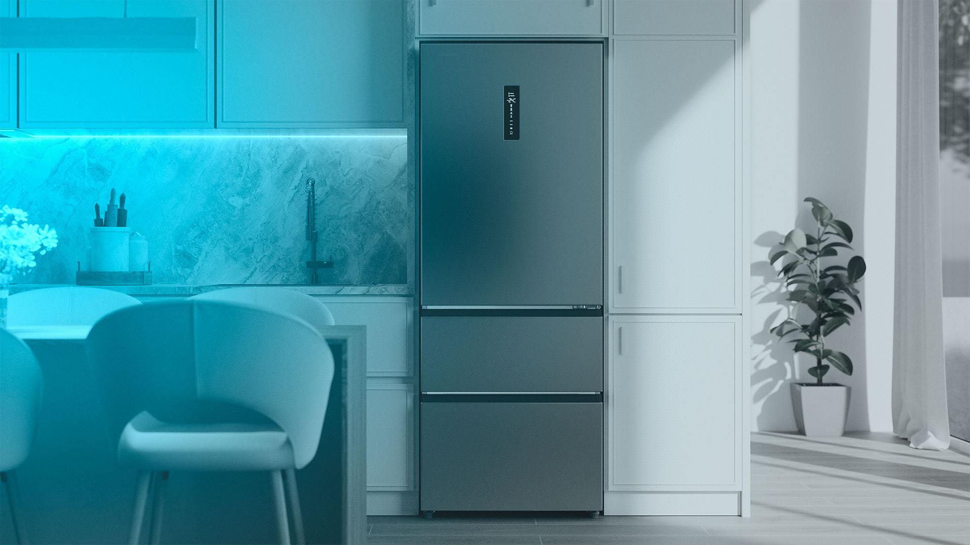 Cecotec Réfrigérateur à Porte Française Bolero CoolMarket Combi F2D 400 Inox E 94764390