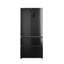 Refrigerador Bolero CoolMarket F2D 458 SBI Dark E de 4 portas, semi-integral, French Door, 458 litros, ventilação frontal, MetalFlexCooling, gaveta de temperatura independente (-1 °C, -3 °C e +4 °C), esterilização iônica, compressor inverter, capacidade interna supermáxima, NoFrost, MultiAirFlow, silencioso 37 dB, SuperCool e SuperFreeze, modo férias
