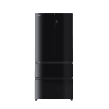 Bolero CoolMarket F2D 458 SBI Black Glass D Frigorífico Puerta Francesa de 4 Puertas Cristal Negro PerfectFit, 458 Litros, Ventilación Frontal, MetalFlexCooling, Cajón Temperatura Independiente (-1ºC, -3ºC y  +4ºC), Esterilización Iónica, Compresor Inverter, Extra Capacidad, NoFrost, MultiAirFlow, Silencioso 37dB, Fast Cooling y Fast Freezing, Modo Vacaciones