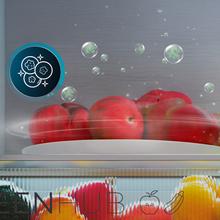 Bolero CoolMarket F2D 458 SBI Black Glass D Frigorífico Puerta Francesa de 4 Puertas Cristal Negro PerfectFit, 458 Litros, Ventilación Frontal, MetalFlexCooling, Cajón Temperatura Independiente (-1ºC, -3ºC y  +4ºC), Esterilización Iónica, Compresor Inverter, Extra Capacidad, NoFrost, MultiAirFlow, Silencioso 37dB, Fast Cooling y Fast Freezing, Modo Vacaciones