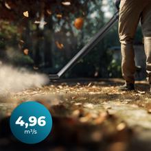 Soplador AirForce 720 Soffiatore con cavo con potenza di 700 W. Libertà di movimento con cavo da 3M.  Multifunzione con molteplici accessori. Massima versatilità.